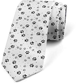 zerosevenee Corbata moderna multicolor para hombre, color lila y negro, Gris carbón, Taille unique
