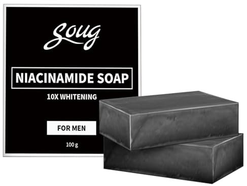 Ballboyz Lot de 2 savons pour le visage au charbon actif contre l'acné et les impuretés, au charbon actif contre l'acné, nettoyant en profondeur pour hommes et femmes, idéal pour tous les types de