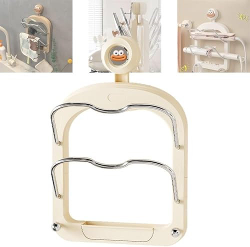 OHCVG Hanging Pot Lid Holder,Wall Mount Suction Cup Pot Lid Holder,Hanging Pot Lid Holder for Cabinet, Wall Mount Pot Lids Holder,for Stovetop Kitchen