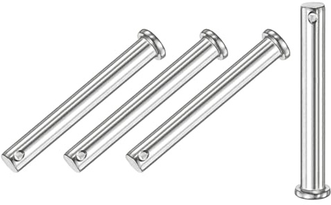 M METERXITY 4-Pack Pasadores de Horquilla de Orificio único M10 x 80mm