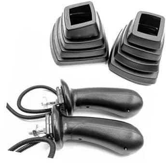 JUNPIY Joystick de 1 a 3 Botones con Cubierta Antipolvo, Adecuado for Excavadora, KNOKR678 Joystick de Excavadora