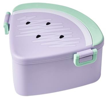 YPREWY Loncheras Bento con 3 secciones separadas, contenedor de almuerzo a prueba de fugas para niñas, apto para lavavajillas, para niñas