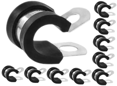 Yardenfun 12pièces Lot De Colliers De Serrage Pour Tubes Robustes Et Résistants Facile Installation