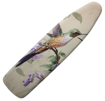 Housse Table à Repasser 140x55 Impression Animale Taille Universelle, avec Rembourrage, Cordon de Serrage, résistant aux brûlures et à la saleté, Durable et Facile à Installer