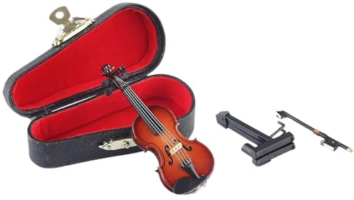 Mini Violino con Musica Triste Casa Bambole 12 Cm