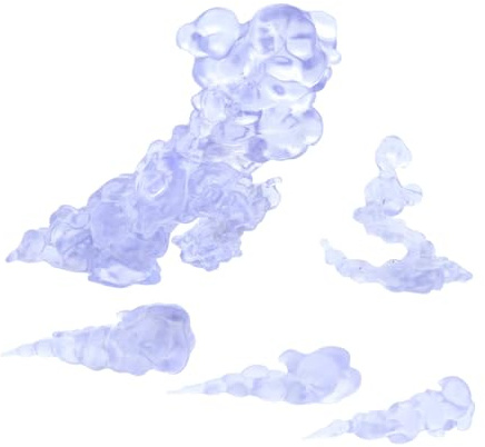 Accessorio per Modelli con Effetto Fumo, Decorazione, Oggetti di Scena Creativi, Parte Figure per Bambole Mobili, per Collezionisti E Hobbis