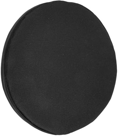 Ciieeo Cojín para Taburete Portátil Plegable de Camping y Pesca, Asiento de Espuma Funda de Tela Oxford Negra, Adecuado para Exteriores, Senderismo y Playa