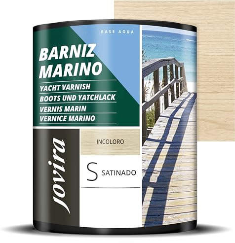 JOVIRA PINTURAS Vernice marina a base d'acqua. Resistenza speciale in ambienti marini. (750 Millilitri, Satinato). C-17