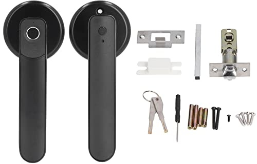 Fingerabdruck-Türschloss, 2-in-1-Türschloss mit Schlüssellosem Zugang, Intelligentes Türschloss, Biometrischer Türknauf für 30 Bis 65 Mm Türdicke, Heimbüro