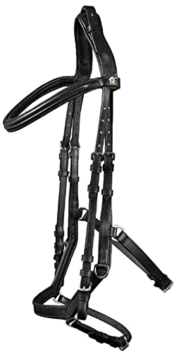 WALDHAUSEN Trensenzaum X-Line Relaxation, VB, schwarz