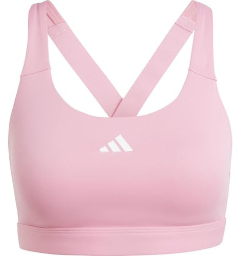 Adidas Women's TLRDREACT Training High-Support Bra Sport-BH, Bliss pink, L A-B