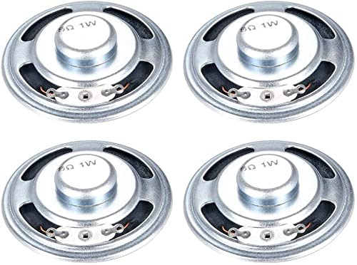 XYWHPGV Altoparlante fai da te da 1W 8 Ohm 50mm Altoparlante di ricambio di forma rotonda 4 pezzi(8a220 bb4c2 5d580 df790 5f45f 97392