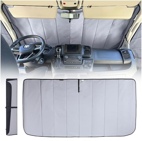 Living in a Bubble Isolierte Verdunkelungsabdeckungen für FIAT Ducato (2014-aktuell), Citroen Jumper, & Peugeot Boxer (Windshield 2014-Current)