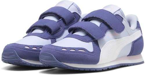 Puma - Cabana Racer SL 20 V PS, Zapatillas Unisexo, Cool Weather-Puma White-Blue Crystal-Rose Mauve,