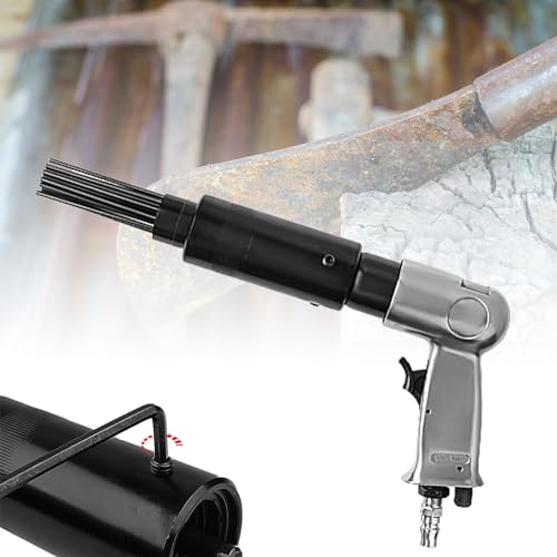 YhsPkh Pneumatischer Scaler Mit 19 Nadeln (Schlagfrequenz 1800/2200/3500 U/Min) – Gewindeschnittstelle, Entfernen Von Rost, Farbe Und Graten,A