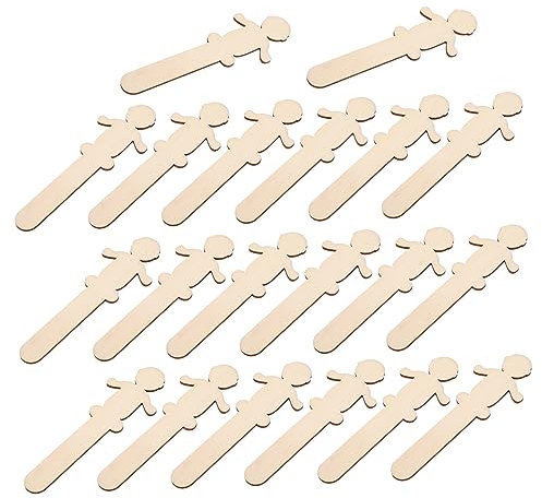 TEHAUX 20stücke Holzscheiben Unvollendete Holzspäne Zum Bemalen Quadratische Holzbretter Für Diy Handwerk Projekt Holz Scheiben Zum Malen