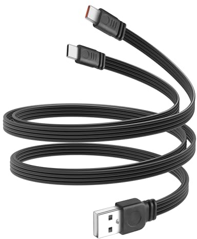JSADZKJ Câble de charge multiple USB, câble de charge USB vers double type C, câble de charge rapide 2 en 1 avec 2 ports mâles de type C, compatible avec téléphones portables, tablettes et plus encore