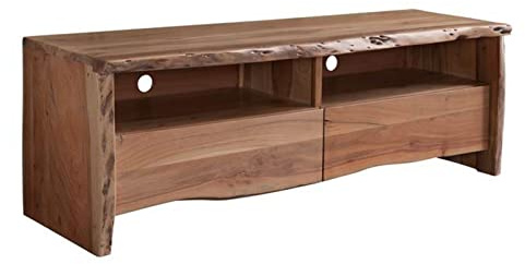 MASSIVMOEBEL24.DE | TV-Board Akazie 151x45x50 Natur lackiert Pure Acacia #108