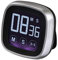 Xavax 95321 Digitaler Küchentimer, Touch-Funktion (Timer und Stoppuhr, magnetisch, bis 99 Min. 59 Sek., lauter Ton) Design Kurzzeitmesser, elektronische Eieruhr silber/schwarz