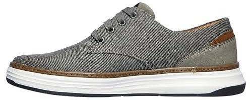 Skechers Herren Moreno Ederson Sneaker, Taupe Canvas, 44 EU