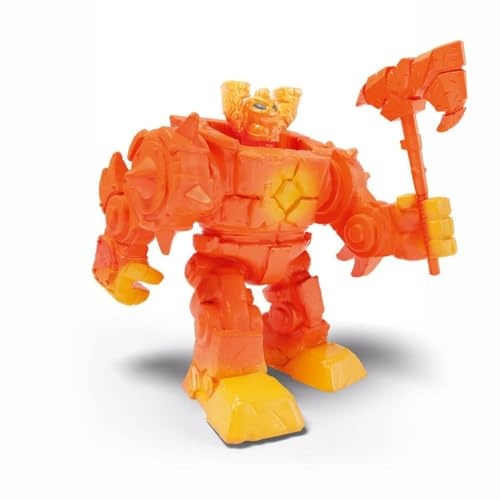 Schleich ELDRADOR | ELDRADOR® MINI Creatures Lava-Roboter 42545 | 3 Teile | Monster Figur, Battle Creature Toy for Boys 7+, Fantasy Beast, Action Figure Gifts, Screen-Free Imaginative Pretend Play