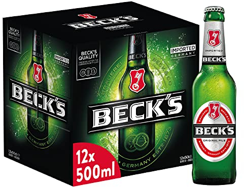 Beck's Pils, Birra Bottiglia - Pacco da 12x50cl