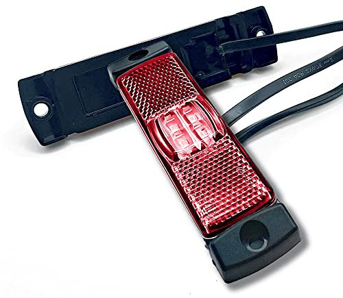 DOJA Barcelona | Luz Galibo Roja | PACK 4 Led Posicion | Luces de Galibo para Remolques | Luz Posicion LED Camion, Luces Posicion Remolque, Luz Galibo Caravana, Luces de Galibo para Autocaravana
