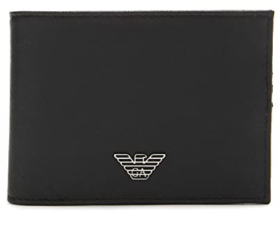 Emporio Armani Business Regenerated Portefeuille Noir