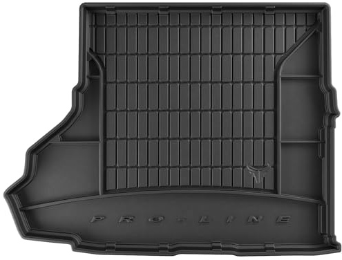 MOTOS Alfombra de Goma para el Suelo del Coche para Ford Mustang Vi 2014-2023 Mejore su Comodidad de Viaje con la Alfombra Antideslizante Auto TM- Felpudo de Coche para Todo Tipo de Clima, protección