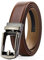 CHAOREN Gürtel Herren Ratsche, Automatik Leder 32mm für Business und Formelle Anlässe, Schmaler Anzuggürtel ohne Löcher