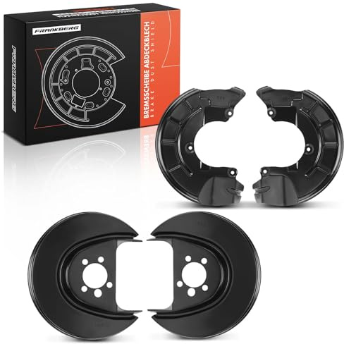 Frankberg 4x Ankerblech Vorne Hinten 6R0615311A | Kompatibel mit Polo 9A 9N, A1 Sportback 8XA 8XF, Polo 6C1 6R1, R.o.o.m.s.t.e.r 5J7, Ibiza IV ST 6J8 6P8, Ibiza IV 6J5 6P1