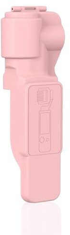 BRDRC Pocket 3 Schutzhülle, Gimbal Objektivdeckel Displayschutzfolie für DJI Osmo Pocket 3 Creator Combo Zubehör (Rosa)