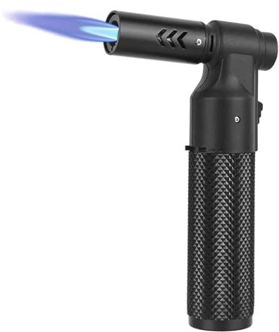 Chalumeau, chalumeau de cuisine culinaire professionnel, flamme réglable et verrouillage de sécurité, mini chalumeau rechargeable, briquet for l'artisanat, la cuisine, le barbecue, la cuisson, le bric