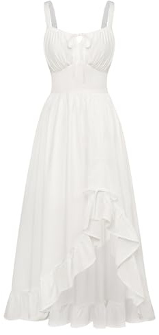 Scarlet Darkness Woman Renaissance Corset Milkmaid Dress Renaissance Femme (Lot de 1)