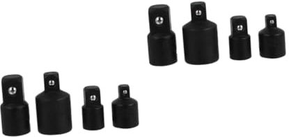 Artibetter 8pcs Impact Socket Adapter Reducer Socket Adapter Set Drill Chuck Converter