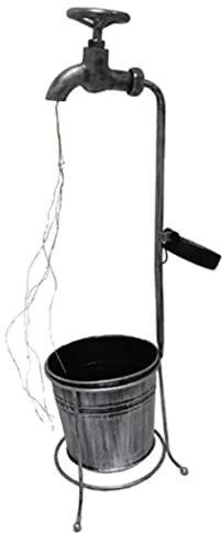 KYEQATY Solar Watering Can Light Waterproof Art Light Pathway Waterfall lamp for Garden Ornament Spring Garden Decorations