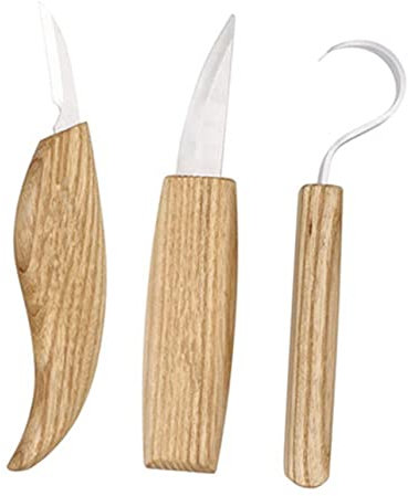 EPIGEIST Utensili Da Intaglio in Legno Lame in Acciaio Inossidabile e Manici in Legno Ergonomici Set Per Principianti e Artigiani Per Incisione Sicuri e Durevoli