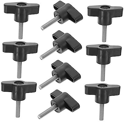 Didiseaon 10stücke Rändelschraube Mit Griff Edelstahlschrauben Griffschraube Daumenschraube Knopfschraube Flügelmutter Z-knaufriegel Korrosionsbeständig Verschleißfest Mechanische
