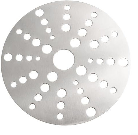 ReachMall Induction Hob Converter Plate, Induction Adapter Plate, Stainless Steel Induction Hob Heat Diffuser for RING Plate, Disk Heat Diffuser(18cm)