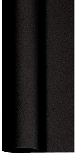 Duni Dunicel® Tischdecke schwarz, 1,18m x 25m, 185474 Tischdeckenrolle