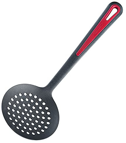 Westmark Schaumlöffel, Hitzebeständig bis 270 °C, PPA, Länge: 32,2 cm, Gallant Plus, Schwarz/Rot, 29502275