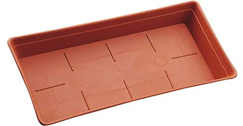 Bama Sottovaso, in Polipropilene, Rettangolare, 45 cm, Terracotta