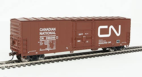 Walthers Trainline Insulated Boxcar-Ready to Run-Canadian National 931-1801 HO Scale Model Railroad - Freight Model