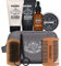 Rinse & Robust Kit de soin de barbe 8 pièces pour hommes, kit de lavage de barbe et après-shampoing, cadeau pour homme avec sac de voyage, parfum bois de santal, brosse à barbe, peigne à barbe