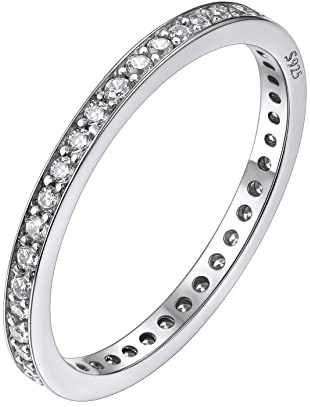 Bestyle Ring Silber 925 Damen Größe 48-67
