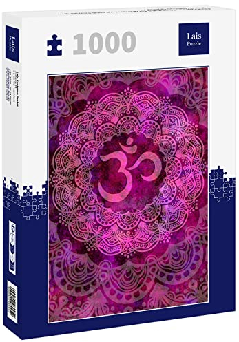 Lais Puzzle Abstraktes Mandala Grafikdesign und Diwali Om Hinduismus Symbol 1000 Teile