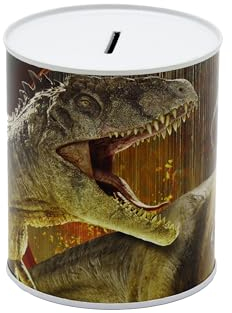 CyP Brands Jurassic World- Huchas cilíndrica, Sellada, Cubilete, Multicolor, Producto Oficial