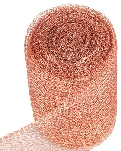 Hemousy Schneckenschutz für Hochbeet Pflanzen, Schneckenzaun, 12.5cm x 6m Kupferdraht Gegen Schnecken, Schneckenabwehr, Doppelschicht Kupfernetz Gegen Schnecken für Garten