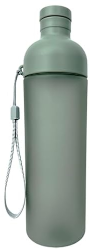 gutmarkiert – Personalisierte Trinkflasche für Kinder – auslaufsicher & spülmaschinenfest – Personalisierbare Kinder Trinkflasche aus BPA-freiem Plastik – ideal für Mädchen & Jungen – 600ml Salbeigrün