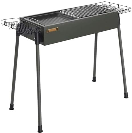 Camping Grill Träkol Hushållskolgrill Grillgrill Lämplig För Trädgårdscamping Strandfest Utomhus Campinggrill Picknickgrill